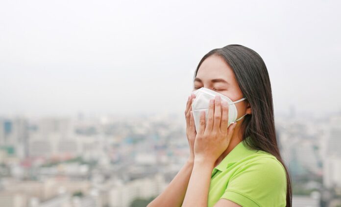 Mask, air pollution