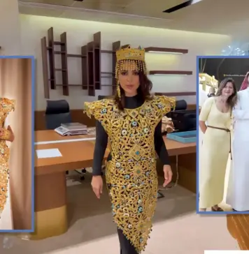 கின்னஸ் சாதனை படைத்த தங்க ஆடை!