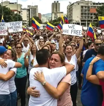 வெனிசுலா மக்கள் கொண்டாட்டம்!