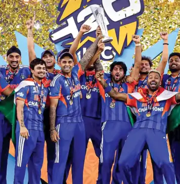 இந்தியா டி20 உலகக் கோப்பை சாம்பியன் !