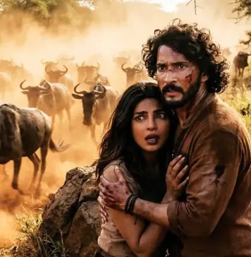 கென்யா காட்டில் காட்டெருமைகள் நடுவே பிரம்மாண்டம் !