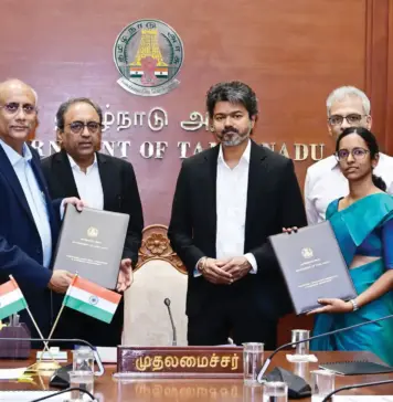 மெகா ஒப்பந்தம் விஜய் முன்னிலையில் எல் அண்ட் டி
